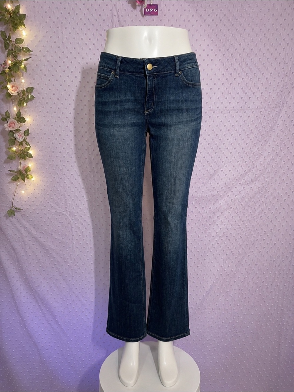 Wrangler Dark Blue Straight Leg Women’s Jeans (#96)